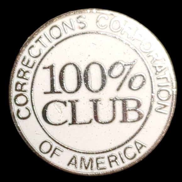 Corrections Corporation Of America Tennessee Keychain and 2 Unique Pins Lapel - Picture 7 of 8